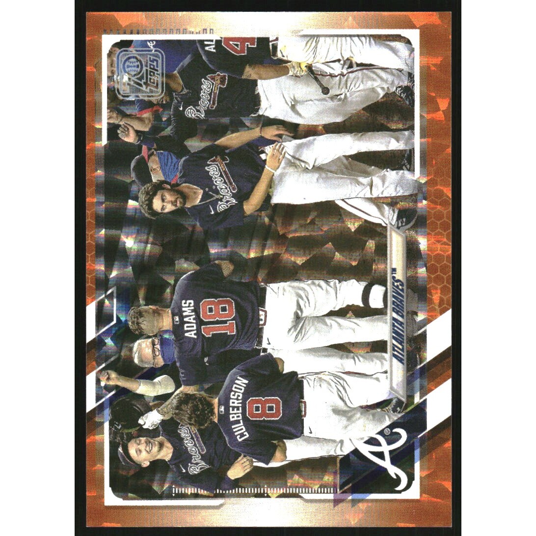 2021 Topps Orange Foil #194 Atlanta Braves TC