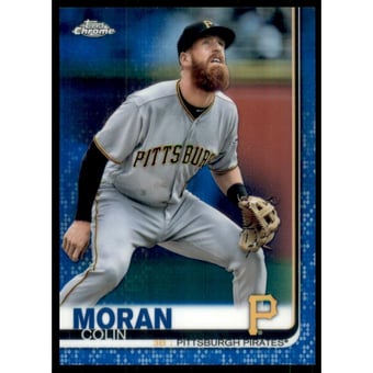 2019 Topps Chrome Blue Refractors #65 Colin Moran