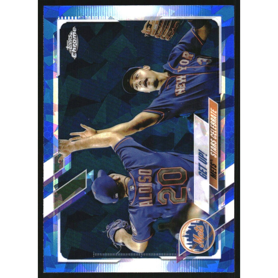 2021 Topps Chrome Sapphire #210 Pete Alonso/Michael Conforto 2021 Topps Chrome Sapphire #210 Pete Alonso/Michael Conforto