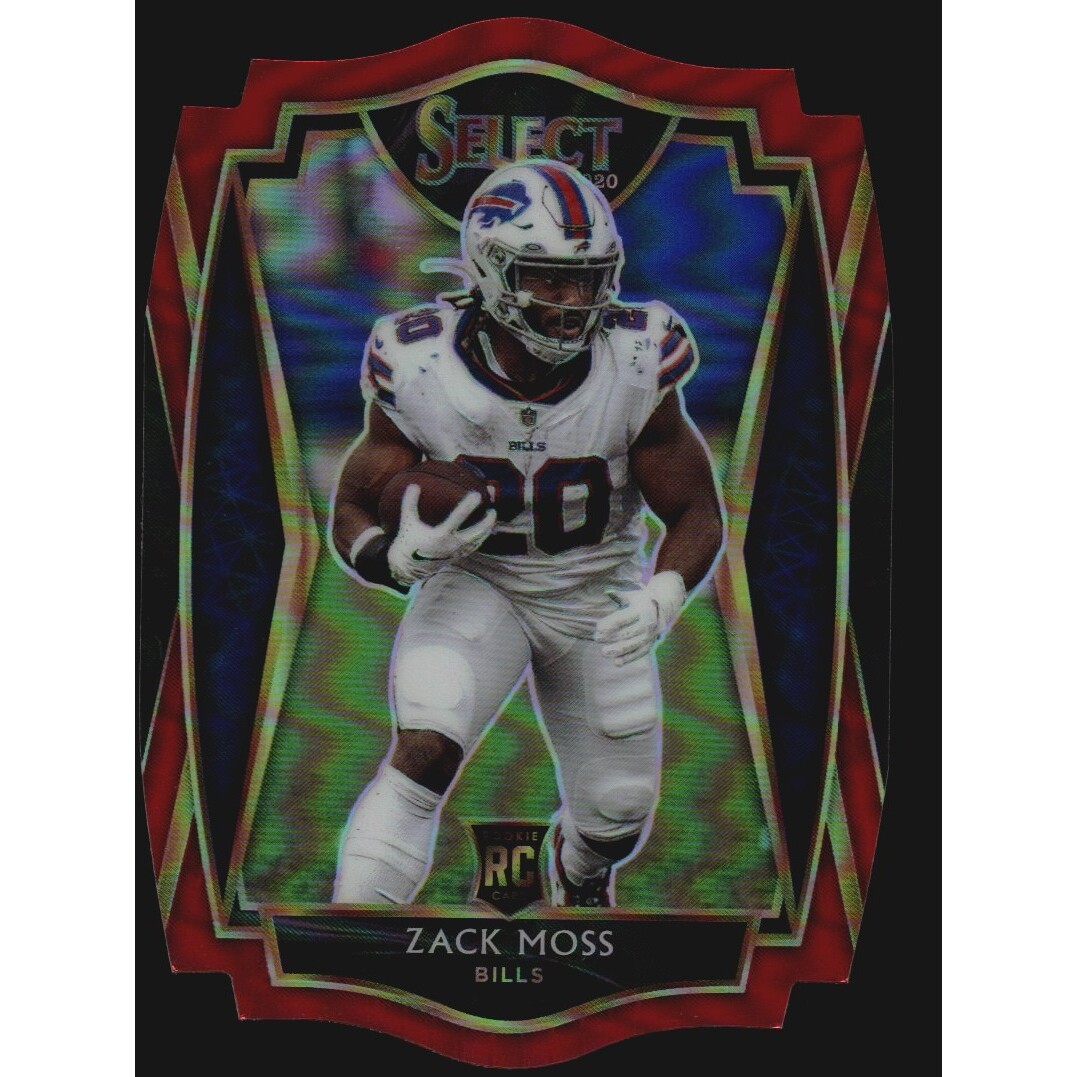 2020 Select Prizm Red Die Cut #169 Zack Moss