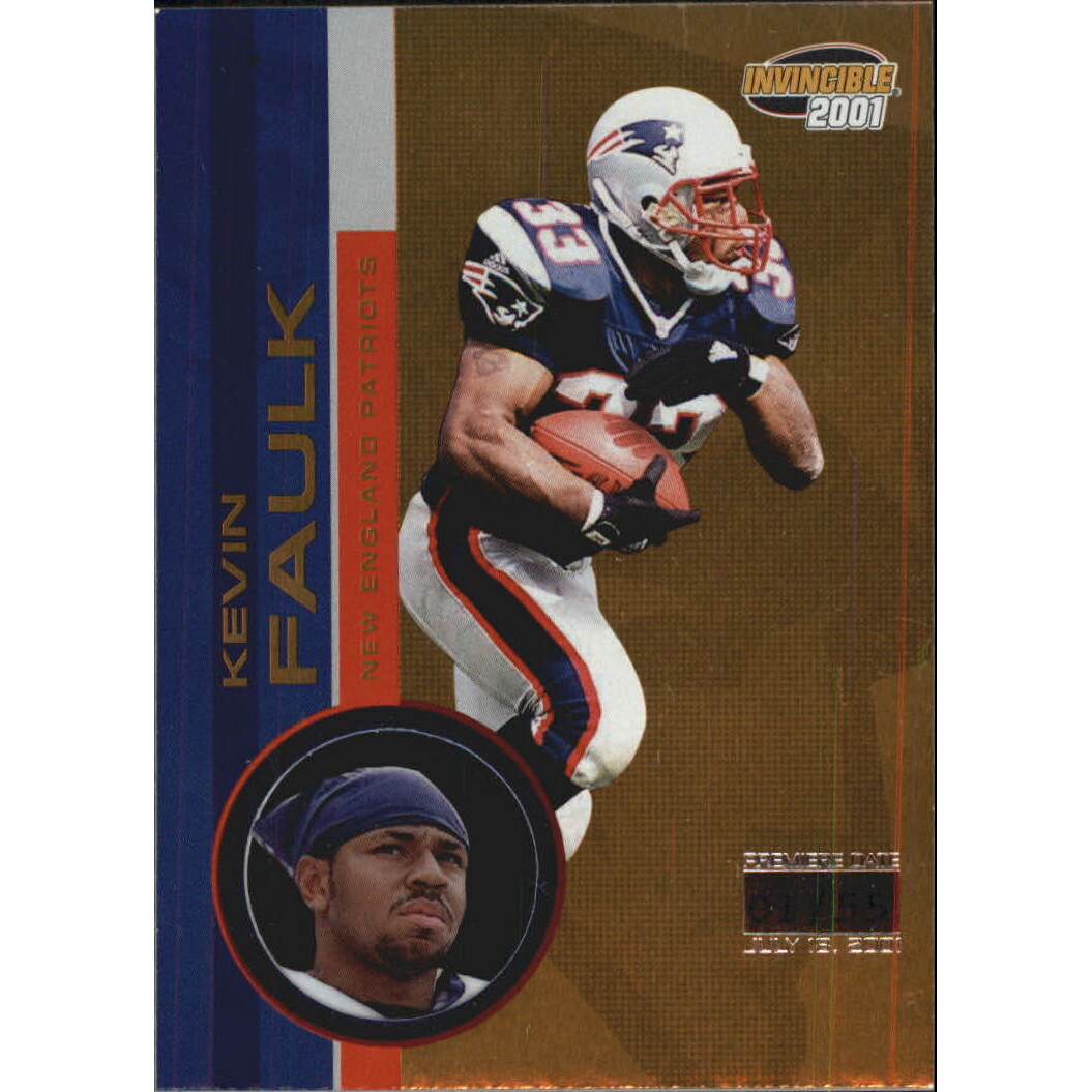 2001 Pacific Invincible Premiere Date #139 Kevin Faulk