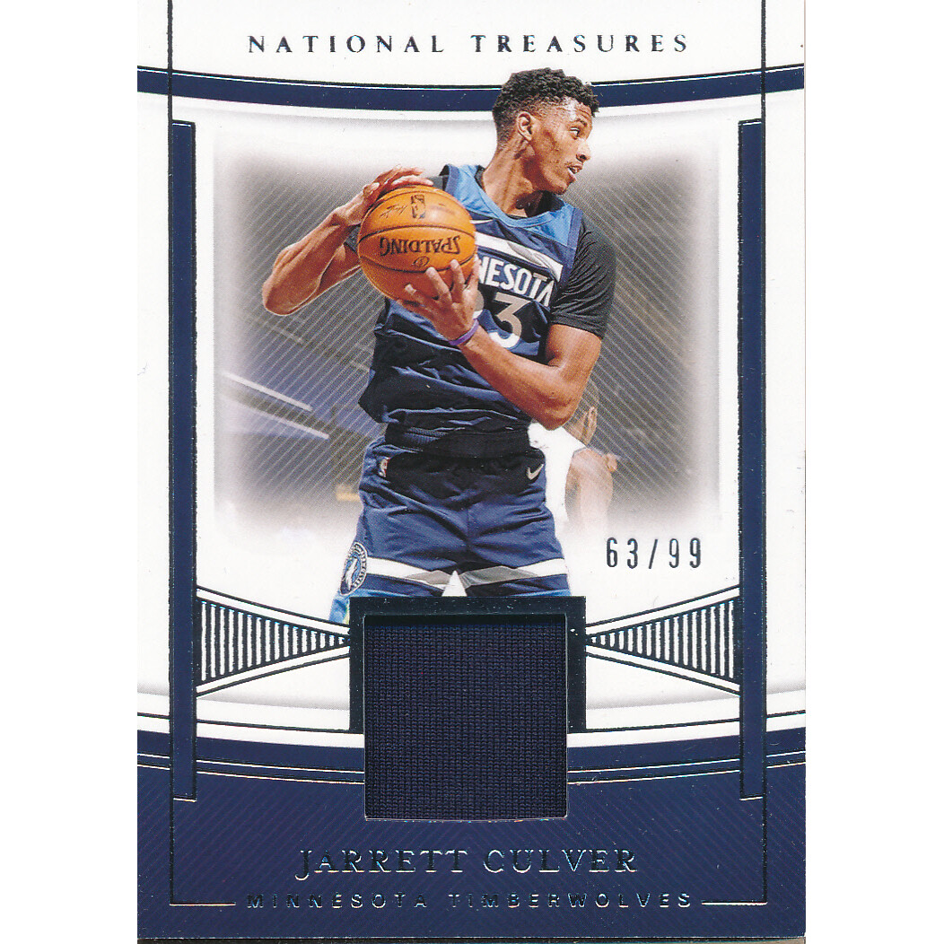 2020-21 Panini National Treasures Material Treasures #16 Jarrett Culver