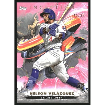 2023 Topps Inception Magenta #75 Nelson Velazquez