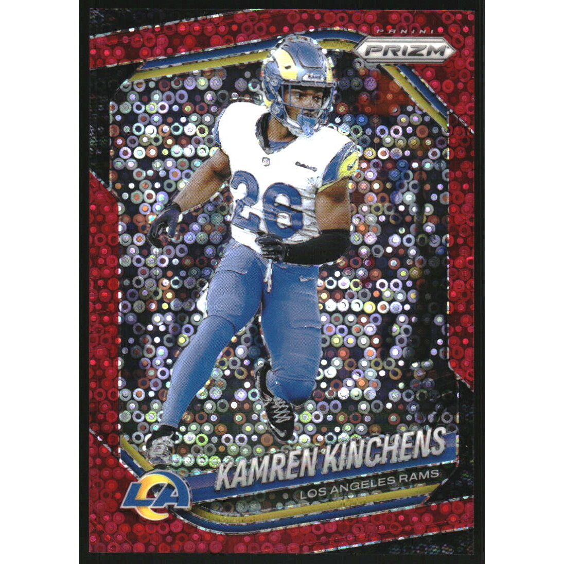 2025 Panini Prizm Prizms No Huddle Red #59 Kamren Kinchens