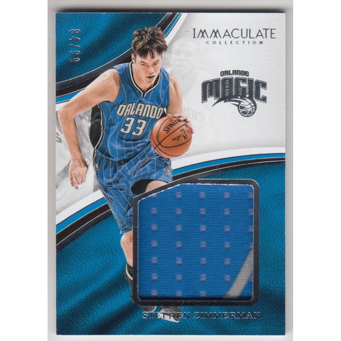 2016-17 Immaculate Collection Standout Materials #17 Stephen Zimmerman/99