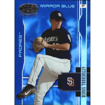 2003 Leaf Certified Materials Mirror Blue #159 Dennis Tankersley