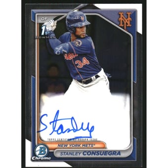 2024 Bowman Chrome Prospect Autographs #CPASC Stanley Consuegra