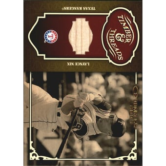 2005 Donruss Timber and Threads Bat #24 Laynce Nix