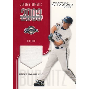 2003 Studio Player Collection #13 Jeromy Burnitz Jsy