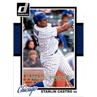 2014 Donruss Press Proofs Gold #121 Starlin Castro