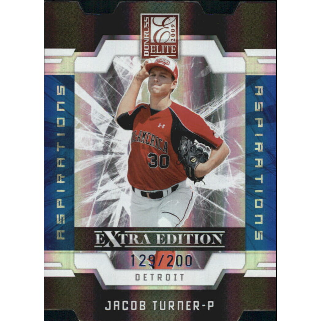 2009 Donruss Elite Extra Edition Aspirations #9 Jacob Turner. rookie card picture