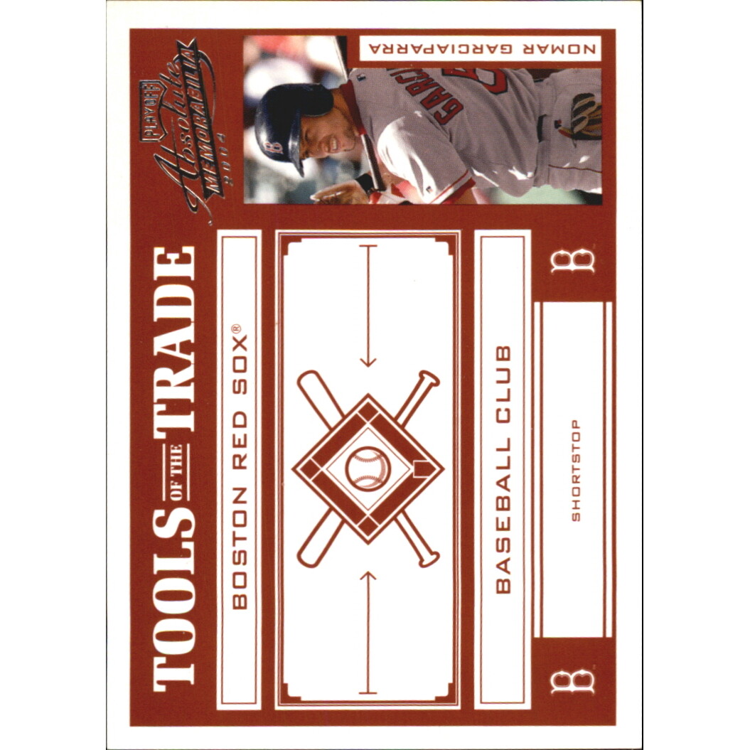 2004 Absolute Memorabilia Tools of the Trade Red Spectrum #TT110 Nomar Garciaparra A