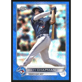 2022 Topps Chrome Logofractor Blue #52 Matt Chapman
