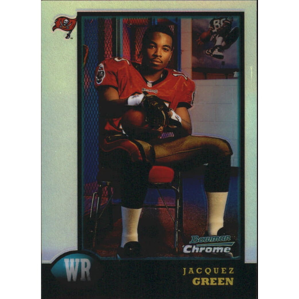 1998 Bowman Chrome Refractors #16 Jacquez Green. rookie card picture