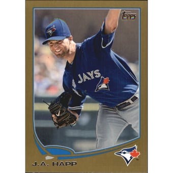 2013 Topps Mini Gold #163 J.A. Happ