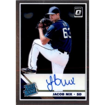 2019 Donruss Optic Rated Rookies Signatures #18 Jacob Nix
