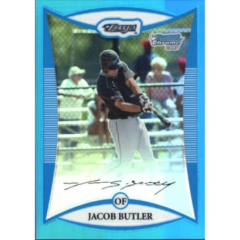 2008 Bowman Chrome Prospects Blue Refractors #BCP5 Jacob Butler