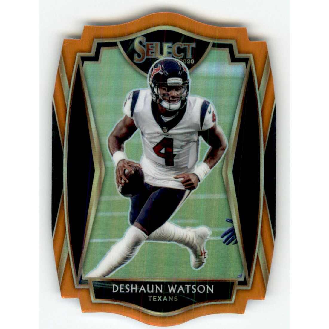 2020 Select Prizm Orange Die Cut #127 Deshaun Watson