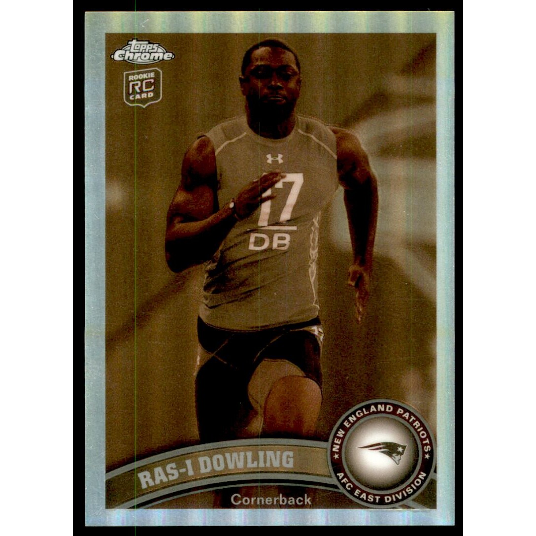 2011 Topps Chrome Sepia Refractors #109 Ras-I Dowling. rookie card picture