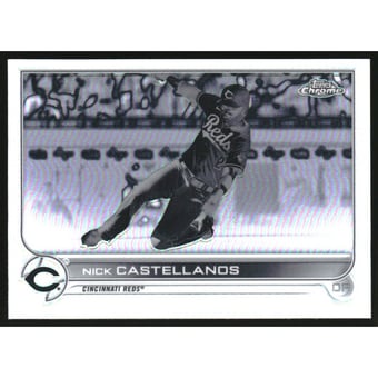 2022 Topps Chrome Negative Refractors #4 Nick Castellanos