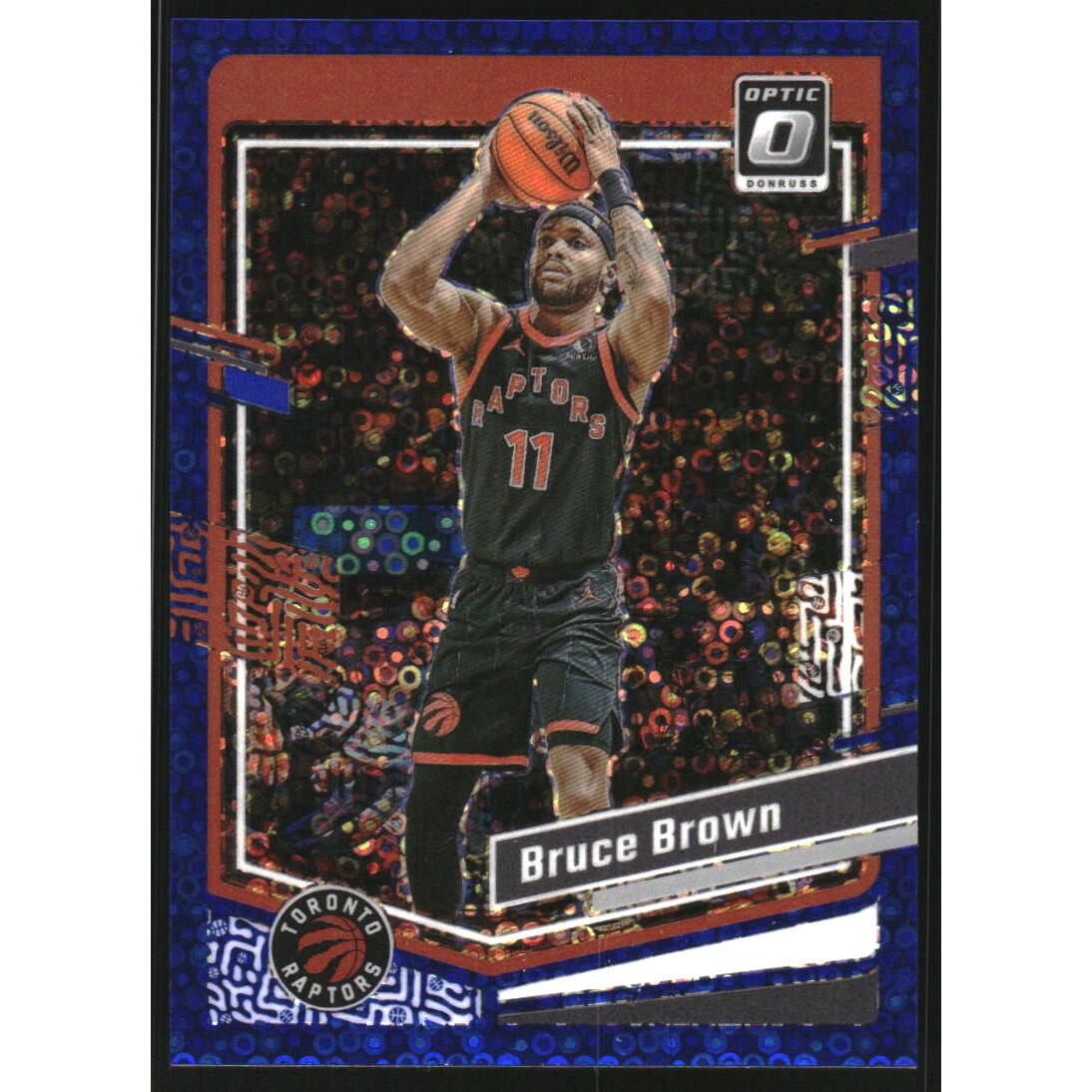 2023-24 Donruss Optic Fast Break Blue #39 Bruce Brown