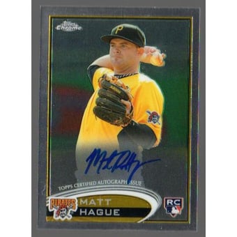 2012 Topps Chrome Rookie Autographs #190 Matt Hague