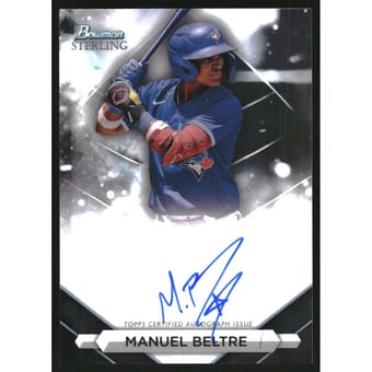 2023 Bowman Sterling Prospect Autographs #PAMB Manuel Beltre