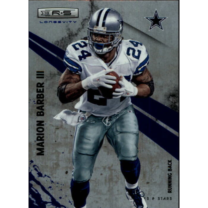 2010 Rookies and Stars Longevity Sapphire #39 Marion Barber