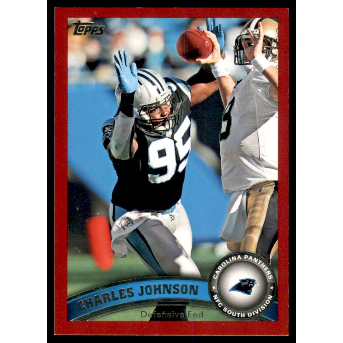 2011 Topps Red #261 Charles Johnson. rookie card picture