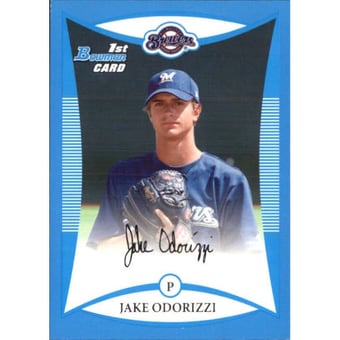 2008 Bowman Draft Prospects Blue #BDPP51 Jake Odorizzi DP