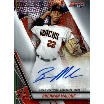 2019 Bowman's Best Best of '19 Autographs #B19BM Brennan Malone