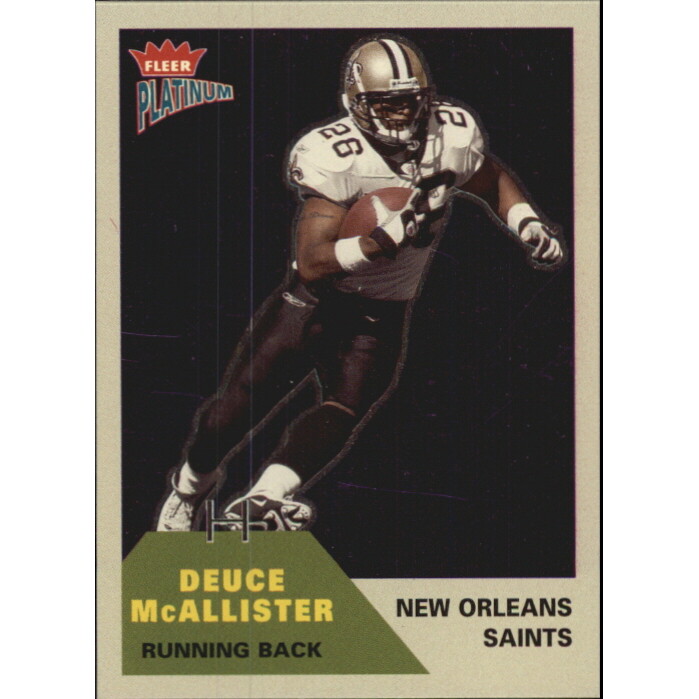 2002 Fleer Platinum Finish #41 Deuce McAllister