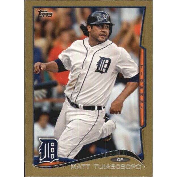 2014 Topps Mini Gold #295 Matt Tuiasosopo. rookie card picture