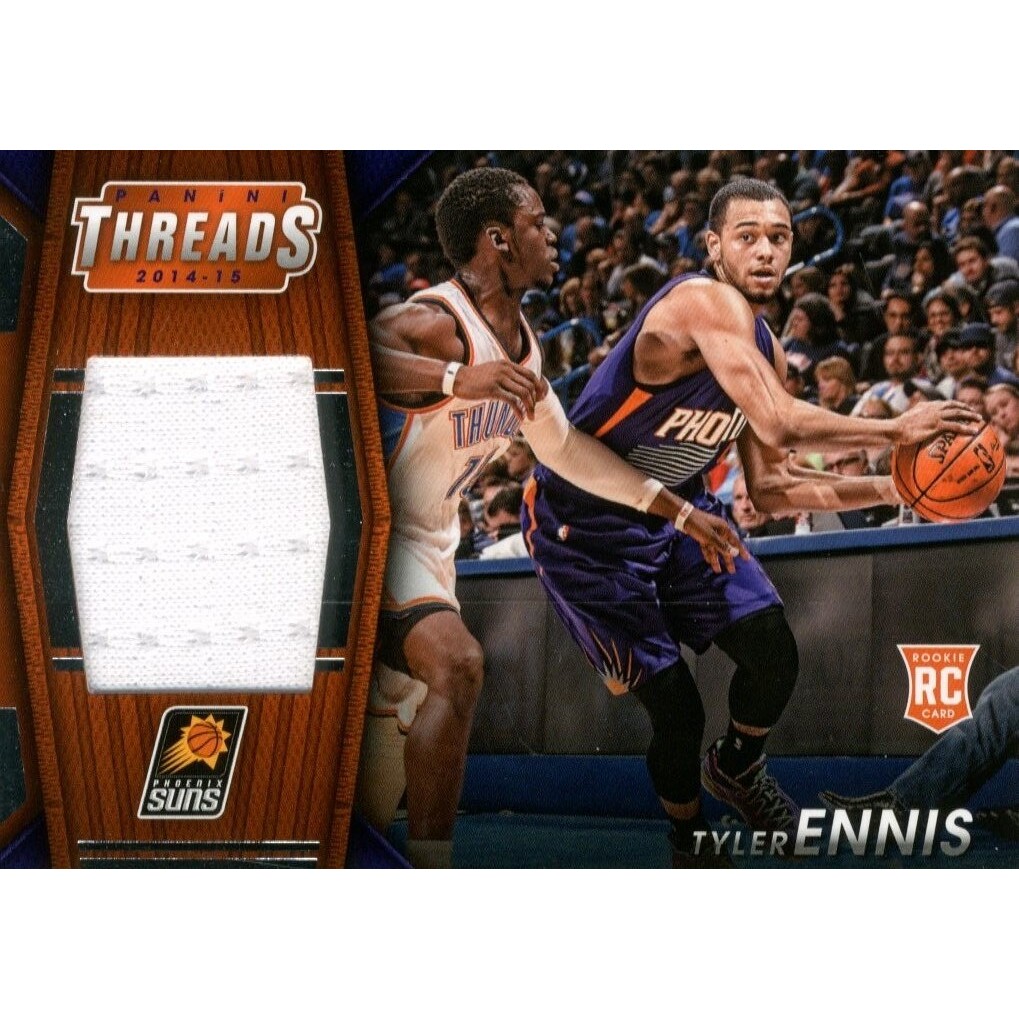 2014-15 Panini Threads Rookie Jumbo Materials #16 Tyler Ennis. rookie card picture