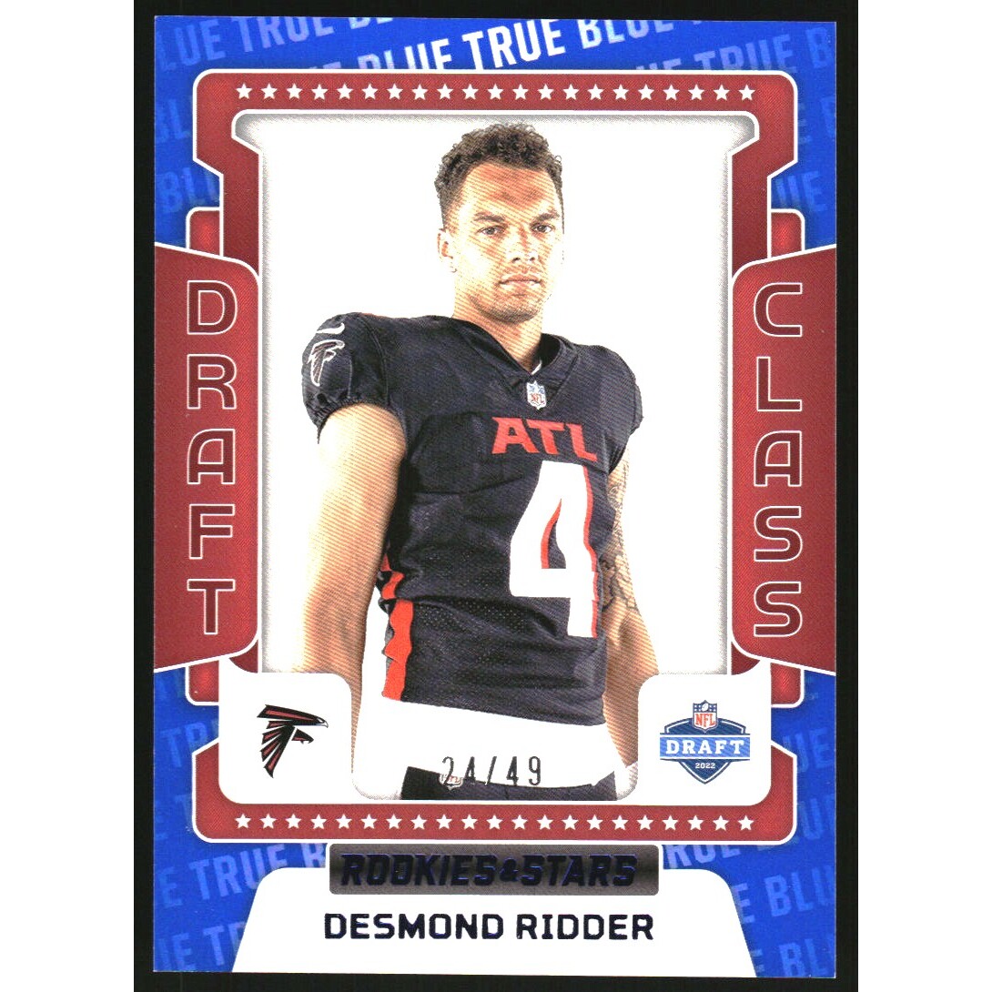 2022 Rookies and Stars Draft Class True Blue #3 Desmond Ridder