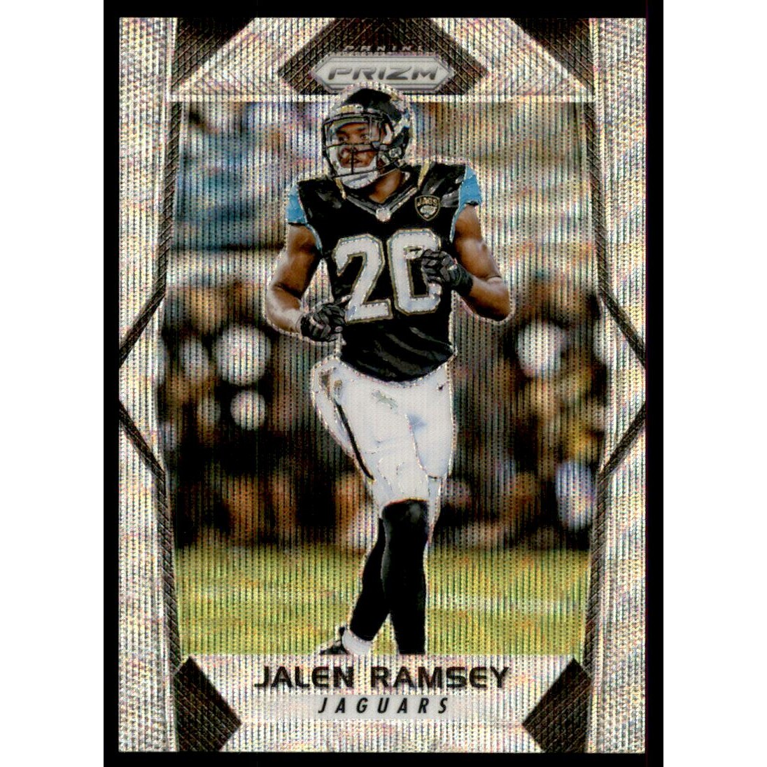 2017 Panini Prizm Prizms Blue Wave #86 Jalen Ramsey