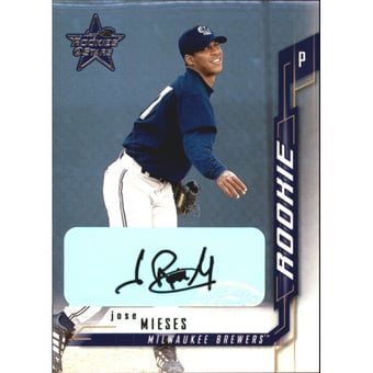 2001 Leaf Rookies and Stars Autographs #117 Jose Mieses/250 *