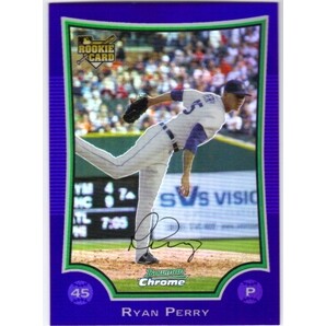 2009 Bowman Chrome Draft Purple Refractors #BDP19 Ryan Perry