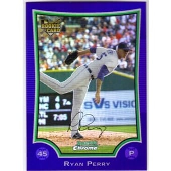 2009 Bowman Chrome Draft Purple Refractors #BDP19 Ryan Perry
