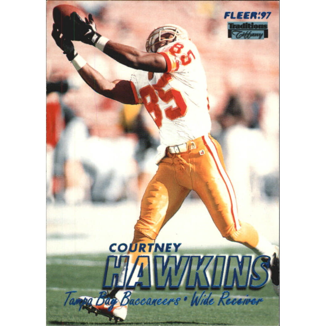 1997 Fleer Tiffany Blue #102 Courtney Hawkins. rookie card picture
