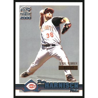 2000 Paramount Platinum Blue #62 Pete Harnisch