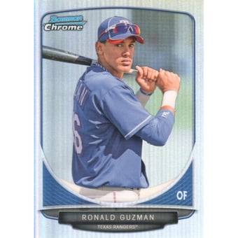 2013 Bowman Chrome Prospects Refractors #BCP74 Ronald Guzman