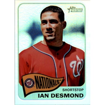 2014 Topps Heritage Chrome Refractors #453 Ian Desmond