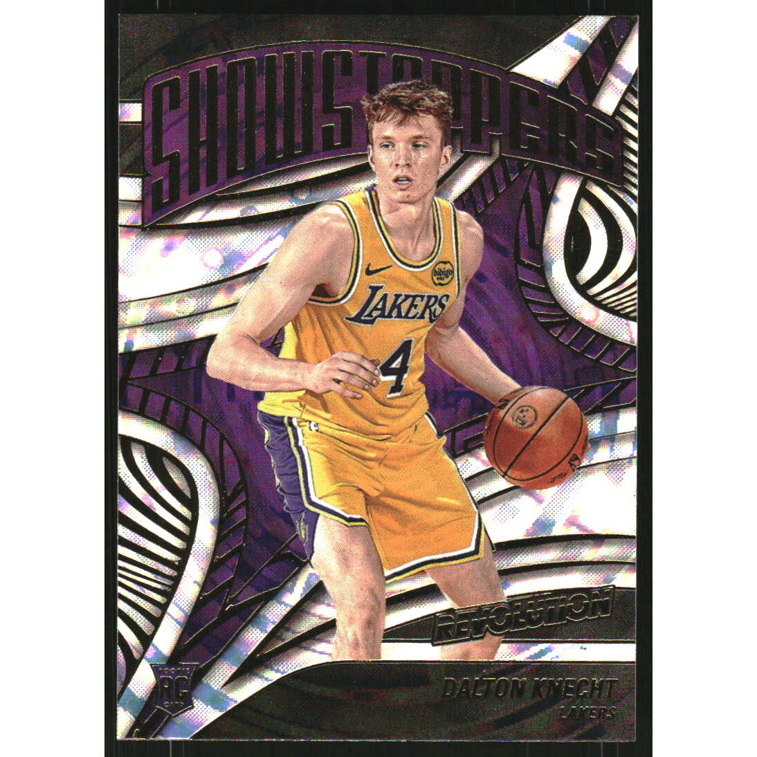 2024-25 Panini Revolution Showstoppers Fractal #5 Dalton Knecht