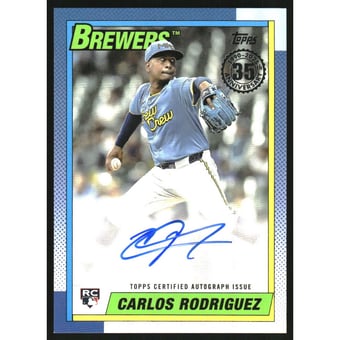 2025 Topps Update '90 Topps Autographs #90ACROD Carlos Rodriguez