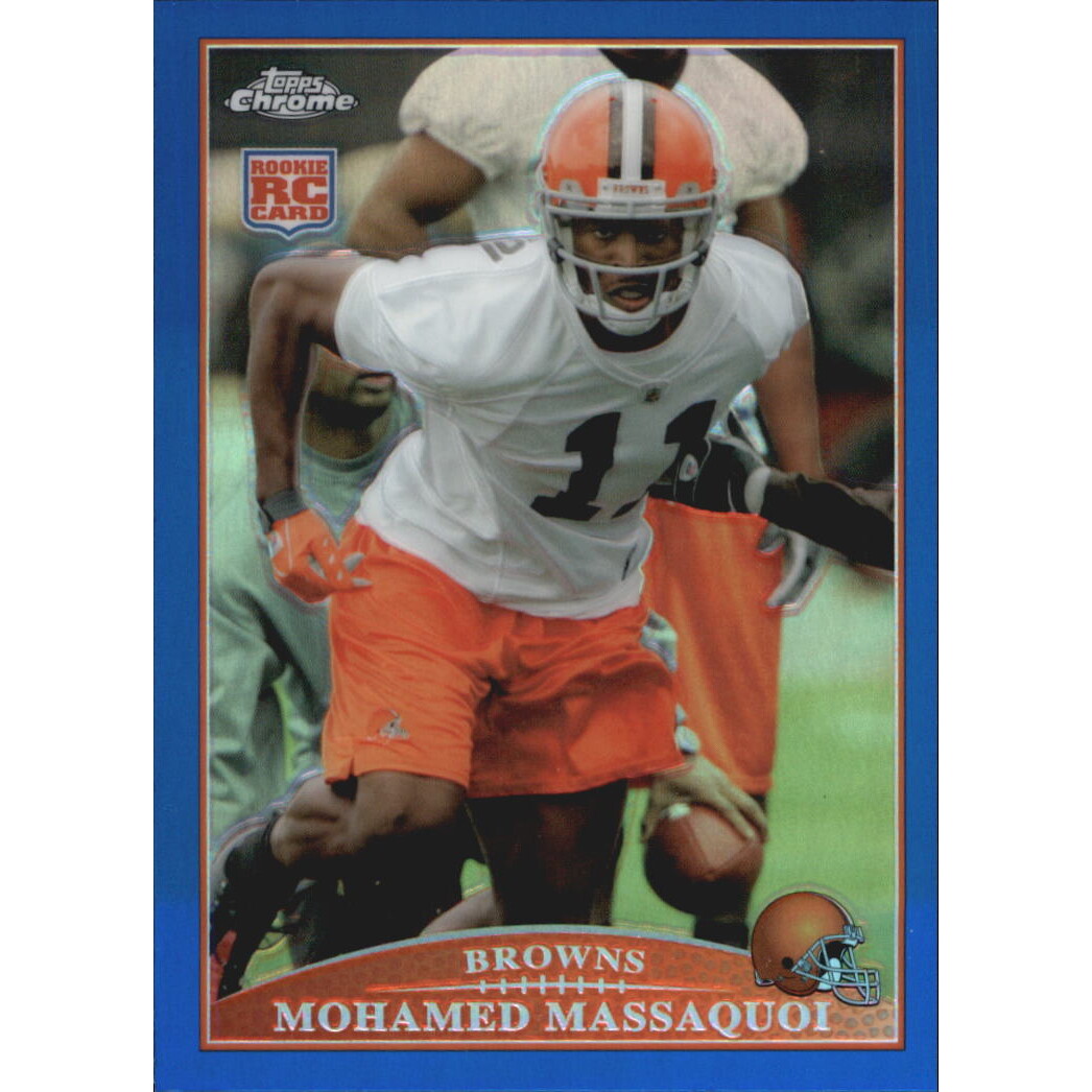 2009 Topps Chrome Blue Refractors #TC192 Mohamed Massaquoi