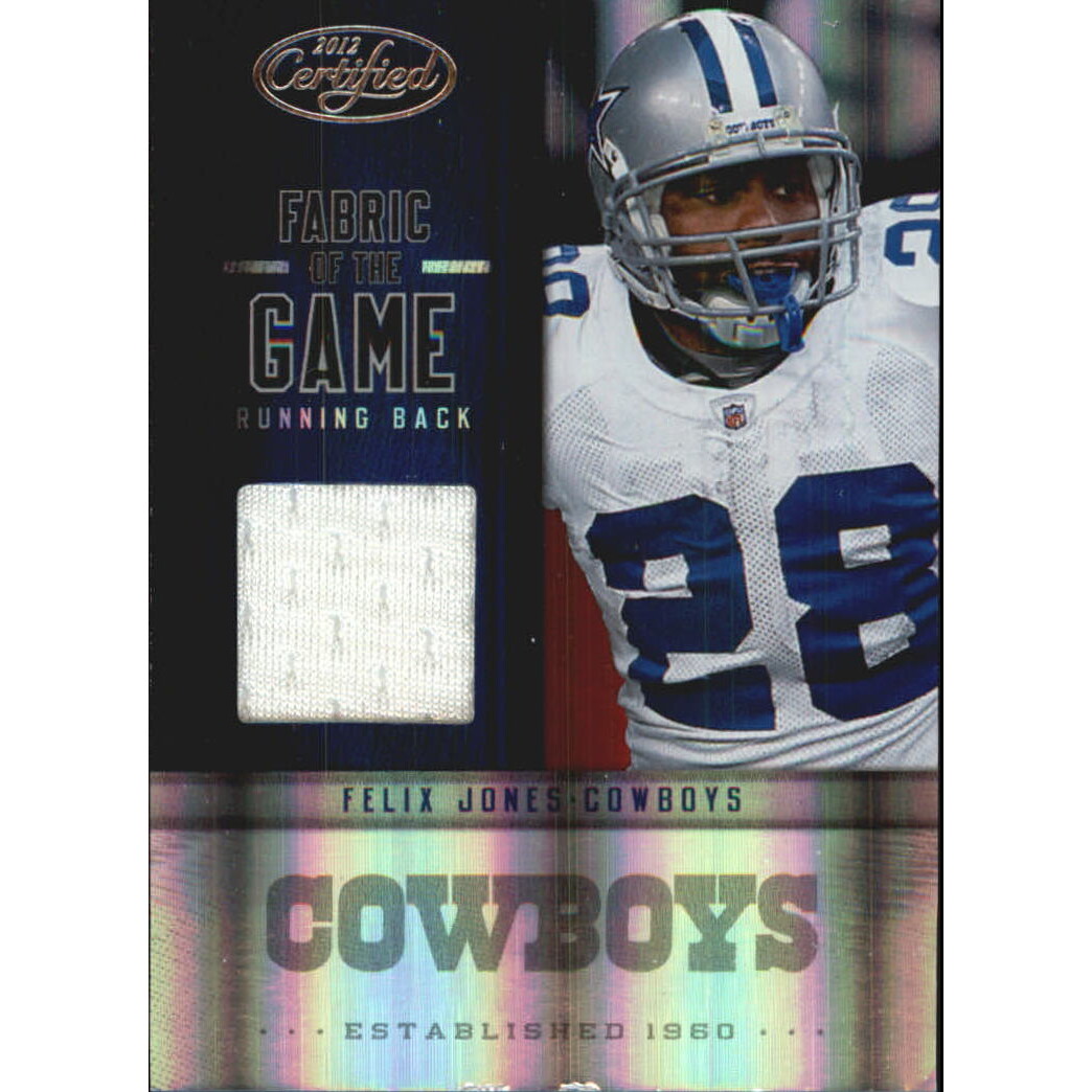 2012 Certified Fabric of the Game #13 Felix Jones/199