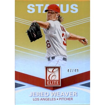 2015 Elite Status Gold #86 Jered Weaver
