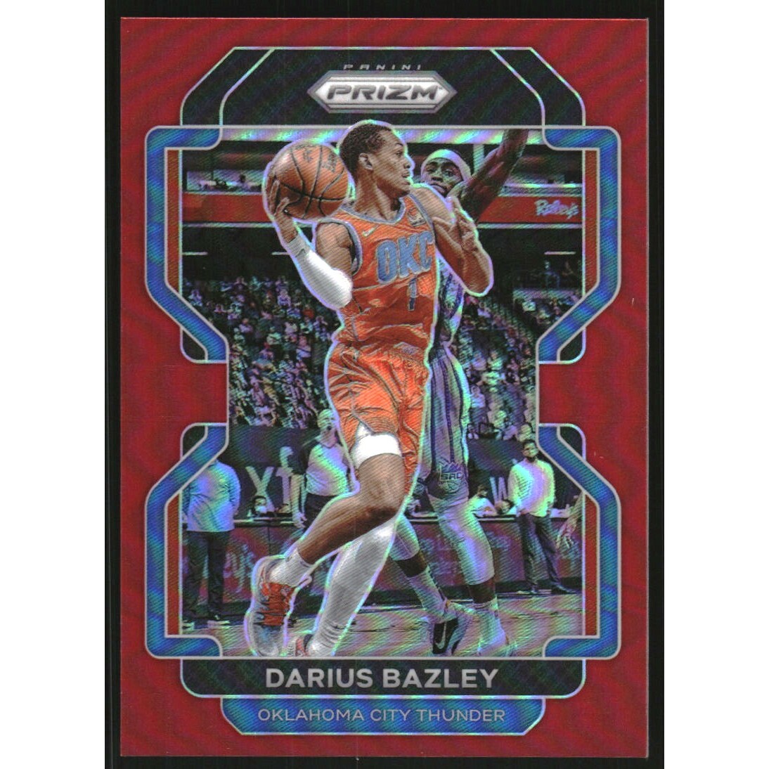 2021-22 Panini Prizm Prizms Red #237 Darius Bazley