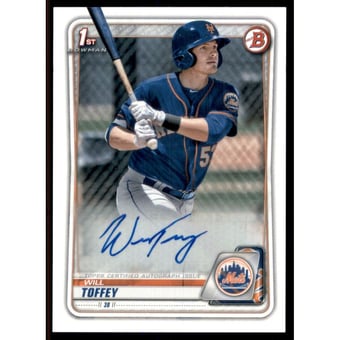 2020 Bowman Prospect Autographs #PAWT Will Toffey
